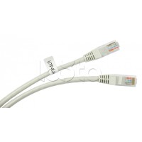Шнур коммутационный 2xRJ-45/8P8C U/UTP кат.5е (1 м) Cabeus PC-UTP-RJ45-Cat.5e-1m