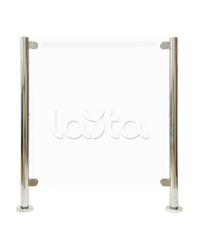 RUBEZH STRAZH Стойка вертикальная СВУ-1Н (стекл.) в Калининграде Ограждения Pintop.ru