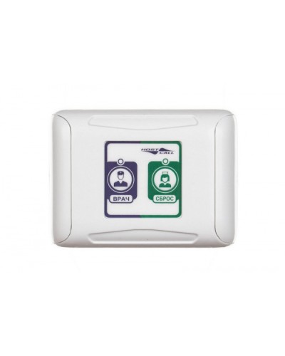 Кнопка присутствия/сброса и вызова врача Hostcall MP-434W2 в Калининграде Система оповещения и трансляции Hostcall Pintop.ru