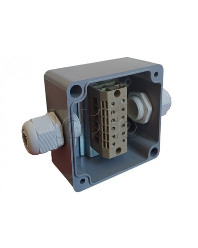 Коробка пылевлагонепроницаемая клеммная G366 А К 10 мм2 АЯКС IP66/IP65, 82x80x55 Магнито-контакт в Калининграде Распределительные коробки Pintop.ru