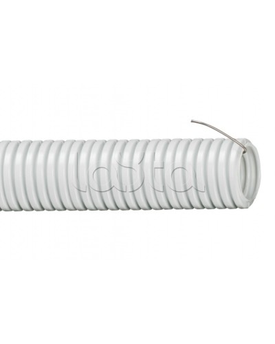 Труба гофр. ПВХ 16 мм с зондом (10 м) IEK (CTG20-16-K41-010I) в Калининграде Труба гофрированная Pintop.ru