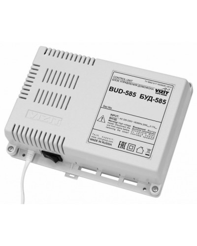 Блок управления и питания периметрового домофона VIZIT БУД-585 в Калининграде Блоки управления многоабонентные Pintop.ru