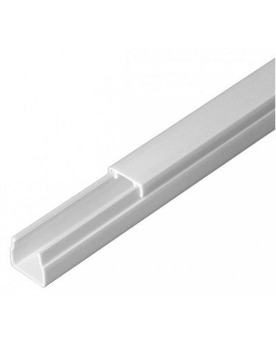 Кабель-канал белый 2-й замок в п/э 12х12 (120 м/уп) Промрукав (PR03.0046) в Калининграде Кабель-канал Pintop.ru