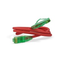 Патч-корд Hyperline PC-LPM-UTP-RJ45-RJ45-C6a-1M-LSZH-RD