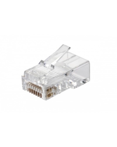 Вилка RJ45 Q-PLUG, категория 6, UTP, для полевой установки, без цвета, упаковка 50 штук Eurolan (13A-U6-11WT) в Калининграде Коннекторы и разъемы Pintop.ru