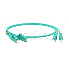 Патч-корд волоконно-оптический Hyperline FC-D2-503-LC/UR-LC/UR-H-50M-LSZH-AQ