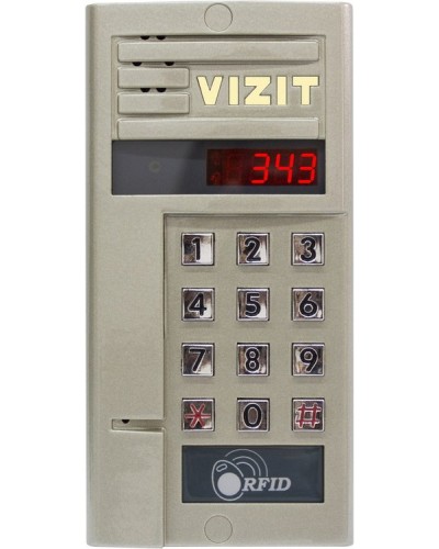 Блок вызова Vizit БВД-343FCPW в Калининграде Блоки вызова многоабонентные Pintop.ru