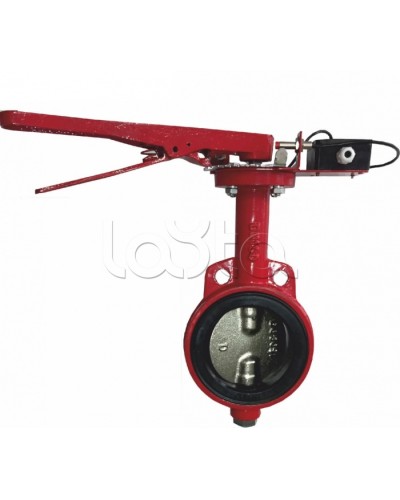 Затвордисковый с ручным приводом с контролем положения УКПЗА Спецавтоматика 3т 200/1,6(Р)-Ф.У3.1-АМК-200v3 в Калининграде Затворы дисковые Pintop.ru