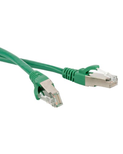 Патч-корд F/UTP Hyperline PC-LPM-STP-RJ45-RJ45-C6-10M-LSZH-GN в Калининграде Патчкорды (медные) Pintop.ru