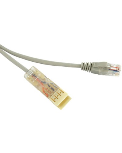 Патч-корд 110 тип-RJ45 Hyperline (PC-110-RJ45-2P-CX-2M-LSZH-GY) в Калининграде Патчкорды (медные) Pintop.ru