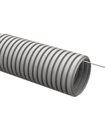 ELASTA Труба гофр. ПВХ d=25мм с зондом (25м) IEK (CTG20-25-K41-025I) в Калининграде Труба гофрированная Pintop.ru