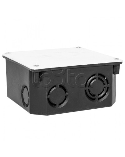 Коробка распред. КМТ-010-006 с крышкой для твердых стен (107х107х50) с саморезами IP20 EKF (plc-kmt-010-006) в Калининграде Распределительные коробки Pintop.ru