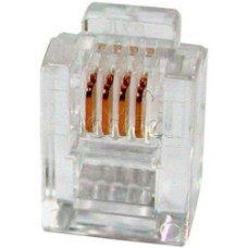 Разъем телефонный RJ11 (6P4C) Cabeus