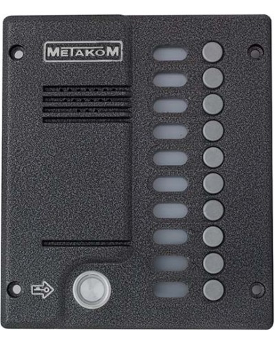 Блок вызова домофона Метаком MК10.2-TM4EVN в Калининграде Вызывные видеопанели малоабонентные Pintop.ru