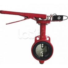 Затвордисковый с ручным приводом с контролем положения УКПЗА Спецавтоматика 3т 200/1,6(Р)-Ф.У3.1-"АМК-200v3"