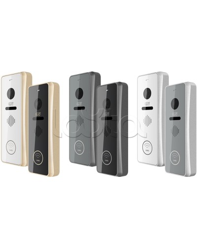 Панель вызывная CTV-D4002EM (серебро) в Калининграде Вызывные видеопанели малоабонентные Pintop.ru