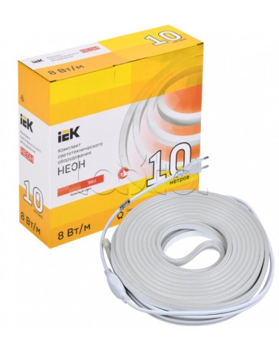 Комплект DIY (2835R120-8-IP65-220В 10м + др.) IEK (LSR5-R-120-65-2-10-S0) в Калининграде Источники света(Лампы) Pintop.ru