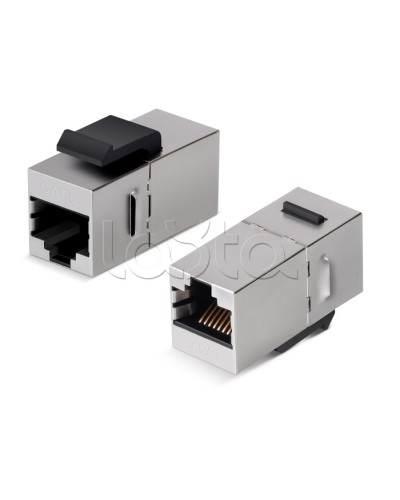 Проходной адаптер Keystone RJ45-RJ45 Cabeus (CA-KJ-8P8C-C6-SH) в Калининграде Коннекторы Pintop.ru