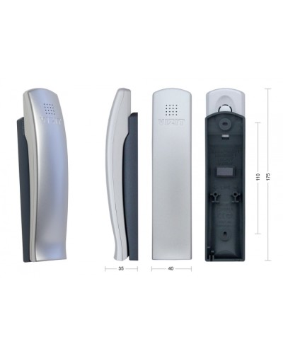 Трубка переговорная Vizit УКП-7M в Калининграде Многоабонентные устройства Pintop.ru