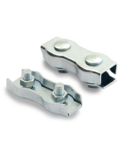 Зажим троса D5 двойной ПожТехКабель (890-503) в Калининграде Трос и аксессуары Pintop.ru