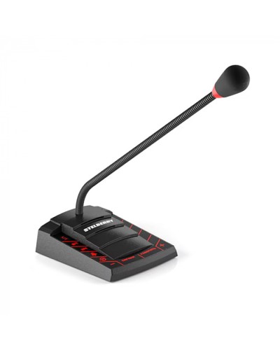 Пульт громкого оповещения STELBERRY F-702 в Калининграде Микрофонные консоли и микрофоны Pintop.ru