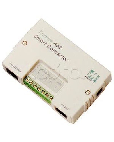 Преобразователь интерфейсов RS-232 в RS-422/485 с изоляцией 2 КВ Moxa A53/220VAC DB9 в Калининграде Дополнительное оборудование для ОПС Pintop.ru
