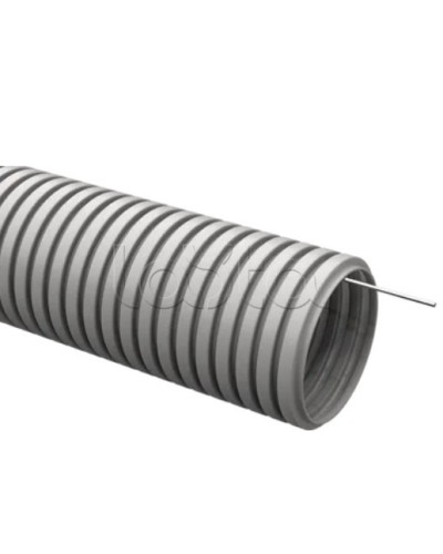 Труба гофр. ПВХ d=20 с зондом (100м) GENERICA IEK (CTG20-20-K41-100-G) в Калининграде Труба гофрированная Pintop.ru