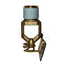 Ороситель дренчерный водяной и пенный горизонтальный Спецавтоматика ДУS1-РГд0,74-R1/2/В3-"ДВГ-15"белого цвета