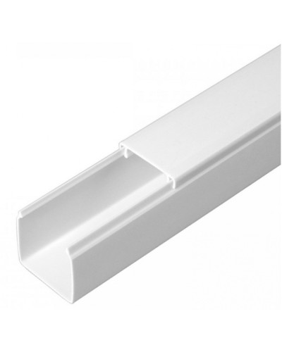 Кабель-канал белый 2-й замок в п/э 25х25 (32 м/уп) Промрукав (PR03.0051) в Калининграде Кабель-канал Pintop.ru