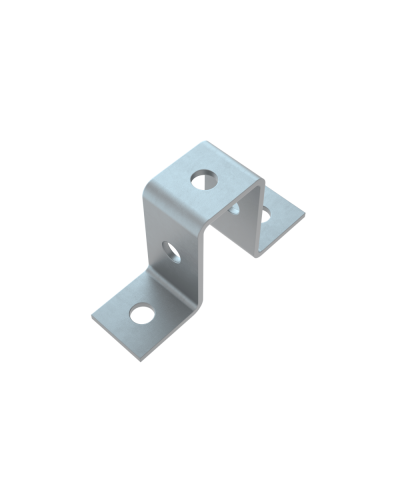 Прямоугольная скоба для страт-профиля 41х72 мм HD85 КМ-профиль (PS41-72 HD85) в Калининграде Держатели, клипсы, скобы Pintop.ru