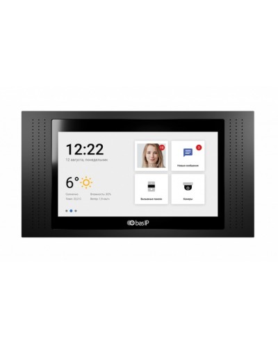 IP-видеодомофон BAS-IP AT-07L BLACK в Калининграде Вызывные IP панели Pintop.ru