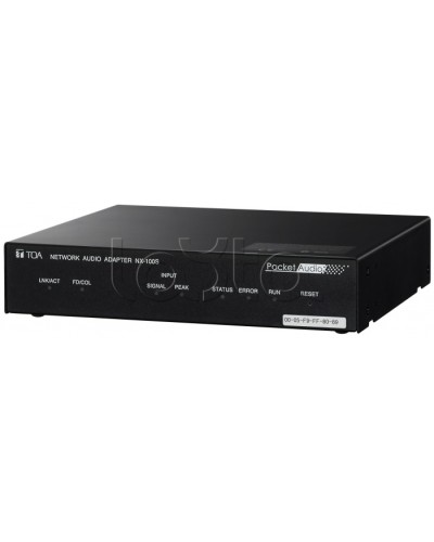 Шлюз передачи аудио, управляющих сигналов через сеть TOA NX-100S W в Калининграде Системы оповещения и трансляции TOA Pintop.ru