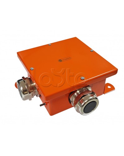 Экопласт SMB120 Коробка металл, огн. E-110, о/п,120х120х60, IP66, 5P, (0,15-2,5 мм2), оранж. в Калининграде Распределительные коробки Pintop.ru