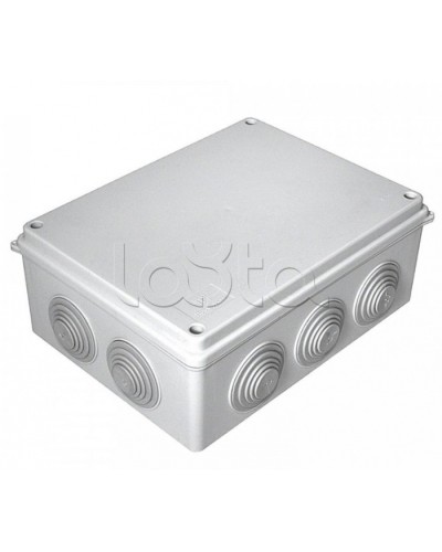 Коробка распределительная для о/п безгалогенная (HF) атмосферостойкая 260х175х90 б/г (7шт/кор) Промрукав (40-03315) в Калининграде Распределительные коробки Pintop.ru