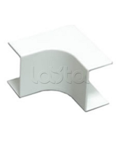 Угол внутренний плавный стандарт TIA 20х12,5 мм Экопласт 72114R в Калининграде Аксессуары для кабель-канала Pintop.ru