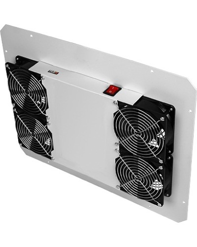 Панель вентиляционная с 4 вентиляторами TLK TLK-FAN4-GY в Калининграде Вентиляторные модули Pintop.ru