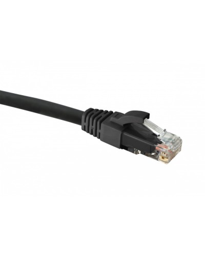 Коммутационный шнур категории 5e U/UTP, LSZH, 10 м, черный Eurolan (21D-U5-10BL) в Калининграде Патчкорды (медные) Pintop.ru