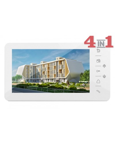 Монитор цветного видеодомофона Tantos Prime HD (White) VZ в Калининграде Абонентские видеоустройства Pintop.ru