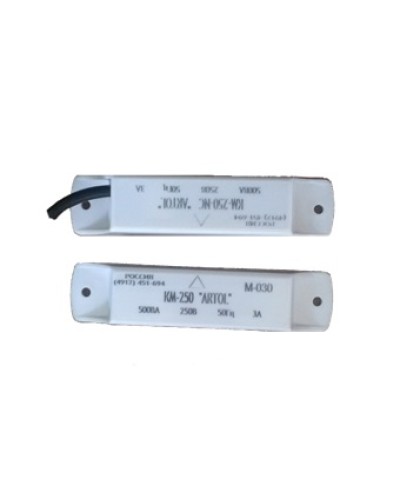 Датчик положения магнитогерконовый Магнито-Контакт КМ-250-NO ARTOL (c магнитом М-025) в Калининграде Извещатели охранные Pintop.ru