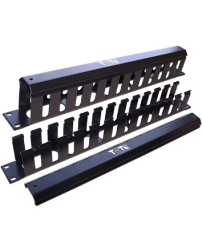 Органайзер кабельный горизонтальный 19 c крышкой, 2U TWT TWT-ORG/CV-2U в Калининграде Кабельные органайзеры Pintop.ru