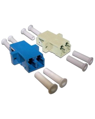 Адаптер оптический LANMASTER LC, MM, корпус SC без фланцев, дуплексный LANMASTER LAN-2LCS/NF-AM-MM в Калининграде Коммутационные изделия Pintop.ru