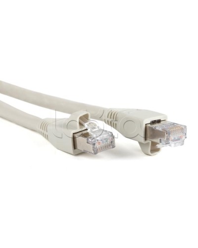 Патч-корд RJ45-RJ45, 4 пары, STP, кат.6a, LSZH (2м) Hyperline PC-LPM-STP-RJ45-RJ45-C6a-2M-LSZH-GY в Калининграде Патчкорды (медные) Pintop.ru