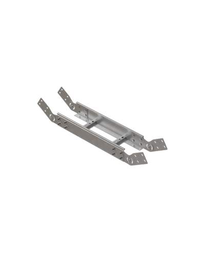 Вертикальный шарнирный угол 100х600х1,2 мм N КМ-профиль (LSHL100-600-1.2 N) в Калининграде Аксессуары для лотков Pintop.ru