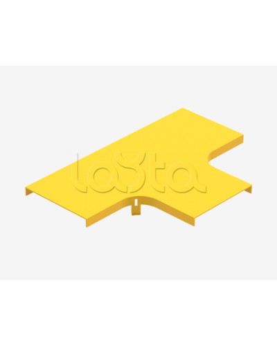 Крышка на ответвитель Т-образный пластиковый Hyperline FBTR-120-TEE-CVR в Калининграде Аксессуары для лотков Pintop.ru