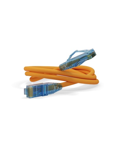 Патч-корд RJ45-RJ45, 4 пары, UTP, кат.6, LSZH (2м) Hyperline PC-LPM-UTP-RJ45-RJ45-C6-2M-LSZH-OR в Калининграде Патчкорды (медные) Pintop.ru