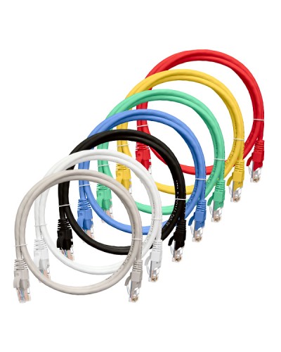 Шнур коммутационный 2хRJ45/8P8C U/UTP кат.5е (NMC-PC4UD55B-020-WT) NIKOMAX в Калининграде Патчкорды (медные) Pintop.ru