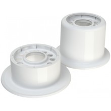 Спецавтоматика Устройство углубленного монтажа водяных оросителейс удлиненным патроном (L46 мм) цвет - белый (RAL 9016), с пластиковым держателем с отверстиями (для ор. Бриз-12/К16, Бриз-12/К23, Бриз-16/К23)