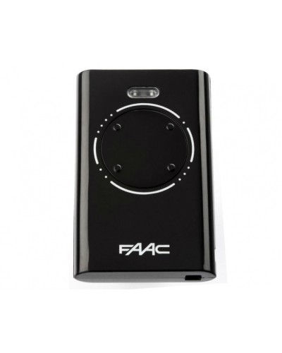 Брелок-передатчик 4-канальный Faac 7870101 (черный) в Калининграде Устройства радиоуправления для шлагбаумов и автоматики Pintop.ru