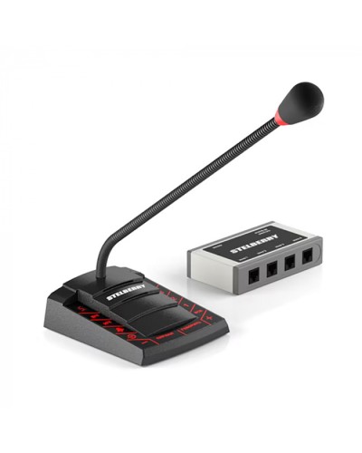 Пульт громкого оповещения STELBERRY F-740 в Калининграде Микрофонные консоли и микрофоны Pintop.ru