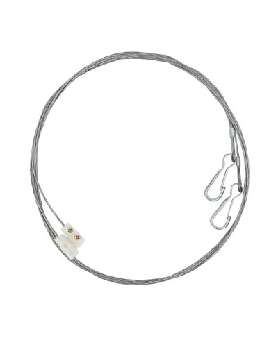 Комплект крепления для световых табло серии Т к потолку (трос 1м) SLT ККТ-2 в Калининграде Дополнительное оборудование для ОПС Pintop.ru